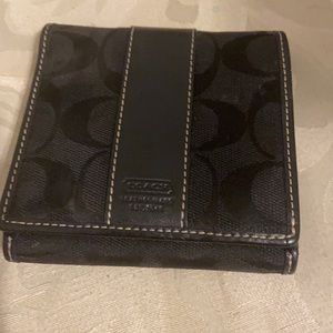 Black Coach Wallet